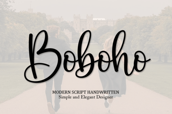 Boboho: The Handwritten Script for Creative Design