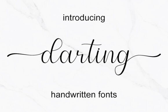 Darting: Where Handwritten Grace Meets Design