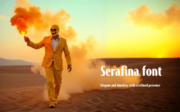 Discover Serafina: The Elegant Display Typeface for Modern Design