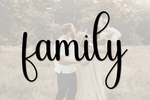 Family: A Free-Spirited Handwritten Script Font