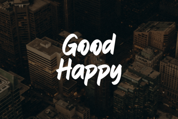 Good Happy: A Font That Brings Energy and Versatility to Your Designs