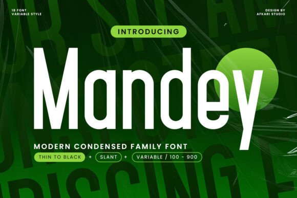 Introducing Mandey: Your Go-To Typeface for Modern Design