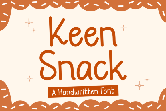 Keen Snack: A Casual Handwritten Font Full of Playful Energy