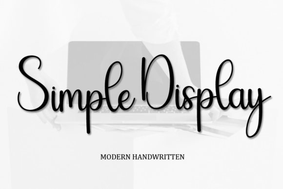 Simple Display: A Playful Handwritten Font for Bold Design